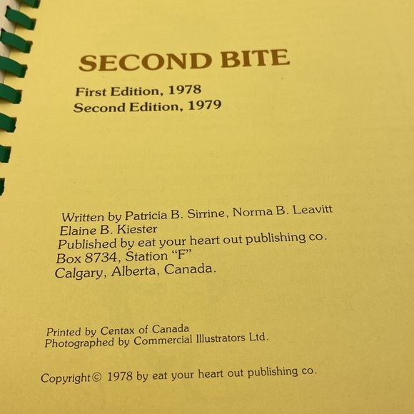 Eat Your Heart Out Cookbook by Patricia Sirrine 1978 Spiral Bound Vintage - Picture 3 of 5